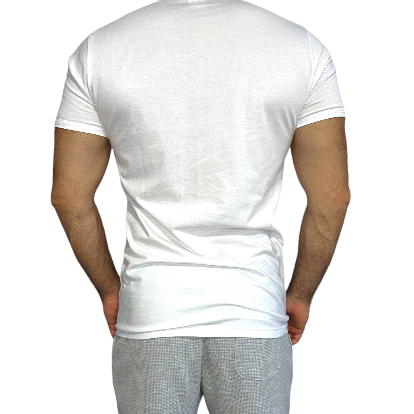 Herren Unterhemd mit Rundhalsausschnitt